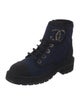 Chanel 2022 Interlocking CC Logo Combat Boots