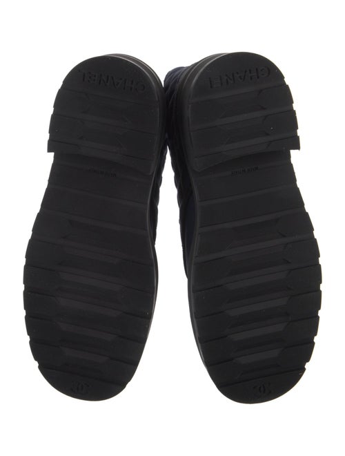 Chanel 2022 Interlocking CC Logo Combat Boots