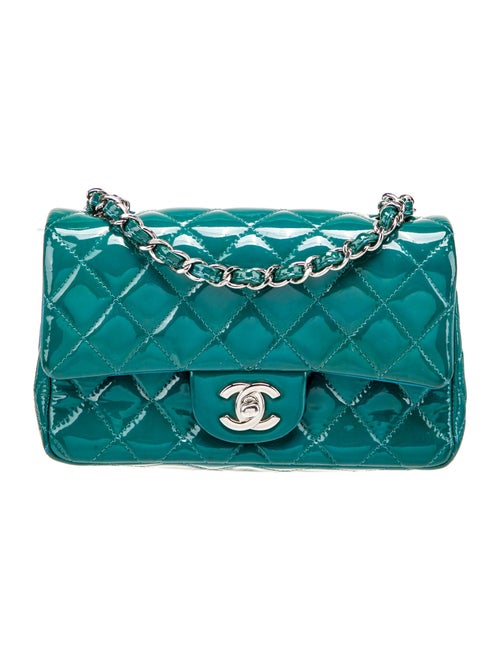 Chanel Classic Patent Rectangular Mini Flap Bag