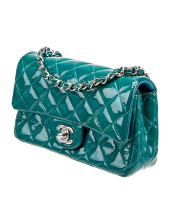 Chanel Classic Patent Rectangular Mini Flap Bag