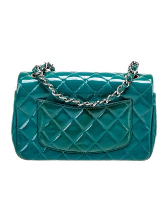 Chanel Classic Patent Rectangular Mini Flap Bag