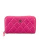 Chanel 2014-2015 Interlocking CC Logo Continental Wallet