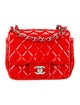 Chanel Classic Patent Mini Square Flap Bag