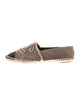 Chanel Interlocking CC Logo Canvas Espadrilles