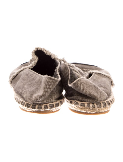 Chanel Interlocking CC Logo Canvas Espadrilles