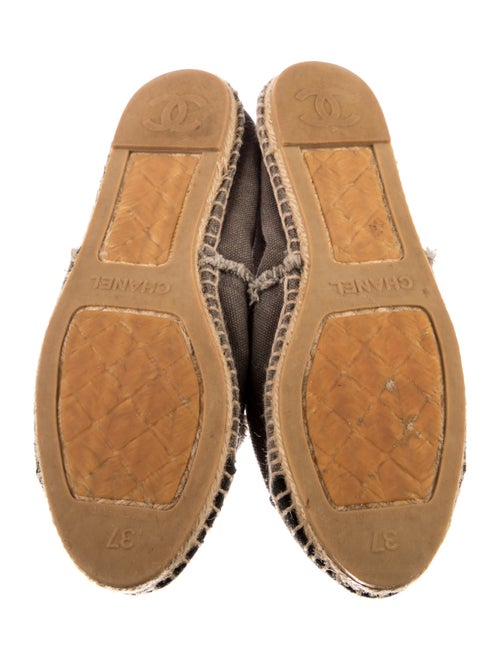 Chanel Interlocking CC Logo Canvas Espadrilles