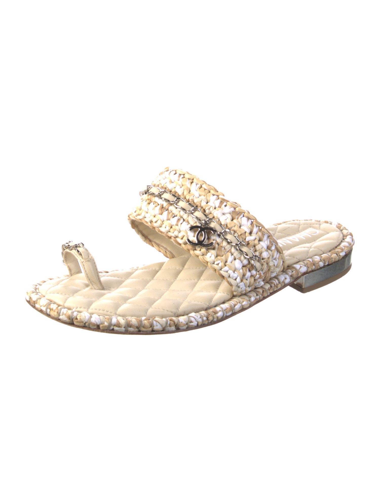 Chanel 2020 Interlocking CC Logo Slides