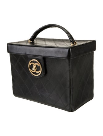 Chanel Quilted Vanity Case