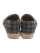 Chanel Interlocking CC Logo Wool Espadrilles