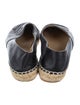 Chanel Interlocking CC Logo Lambskin Espadrilles