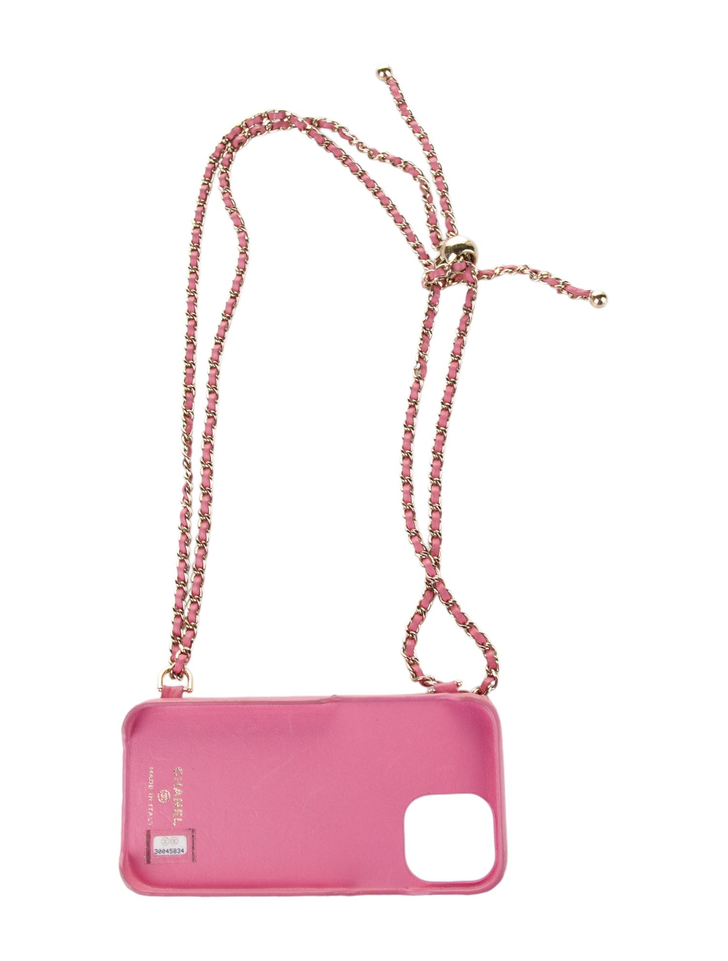 Chanel Quilted iPhone 11 Case w/ Chain