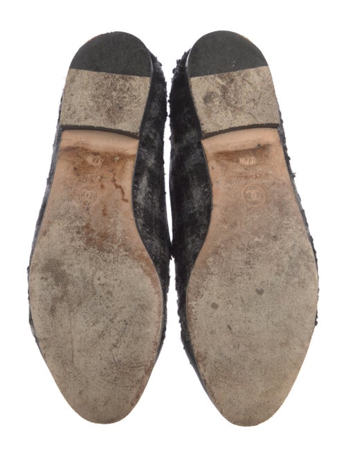 Chanel Interlocking CC Logo Wool Loafers