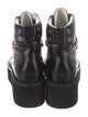 Chanel 2022 Interlocking CC Logo Combat Boots