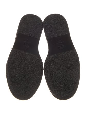 Chanel 2022 Interlocking CC Logo Combat Boots