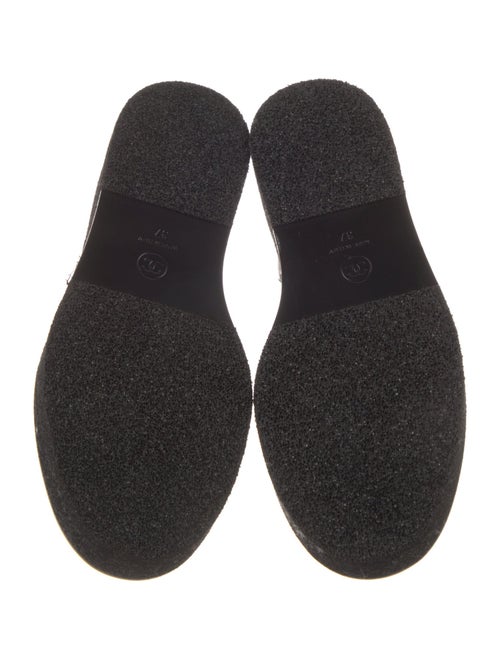 Chanel 2022 Interlocking CC Logo Combat Boots