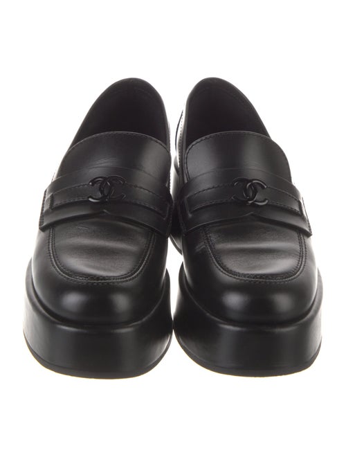 Chanel Interlocking CC Logo Calfskin Mary Jane Flats