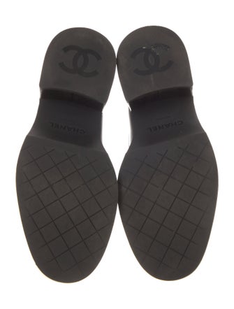 Chanel Interlocking CC Logo Calfskin Mary Jane Flats