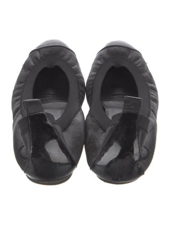 Chanel Interlocking CC Logo Lambskin Flats