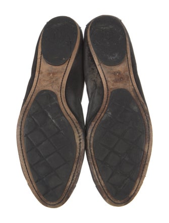 Chanel Interlocking CC Logo Lambskin Flats