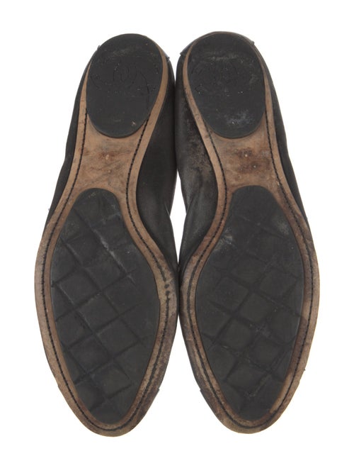 Chanel Interlocking CC Logo Lambskin Flats