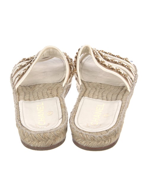 Chanel 2020 Chain-Link Accent Espadrilles