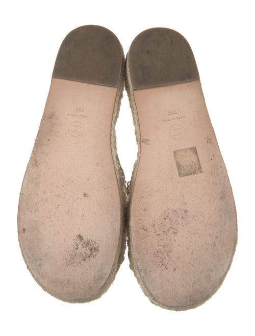 Chanel 2020 Chain-Link Accent Espadrilles