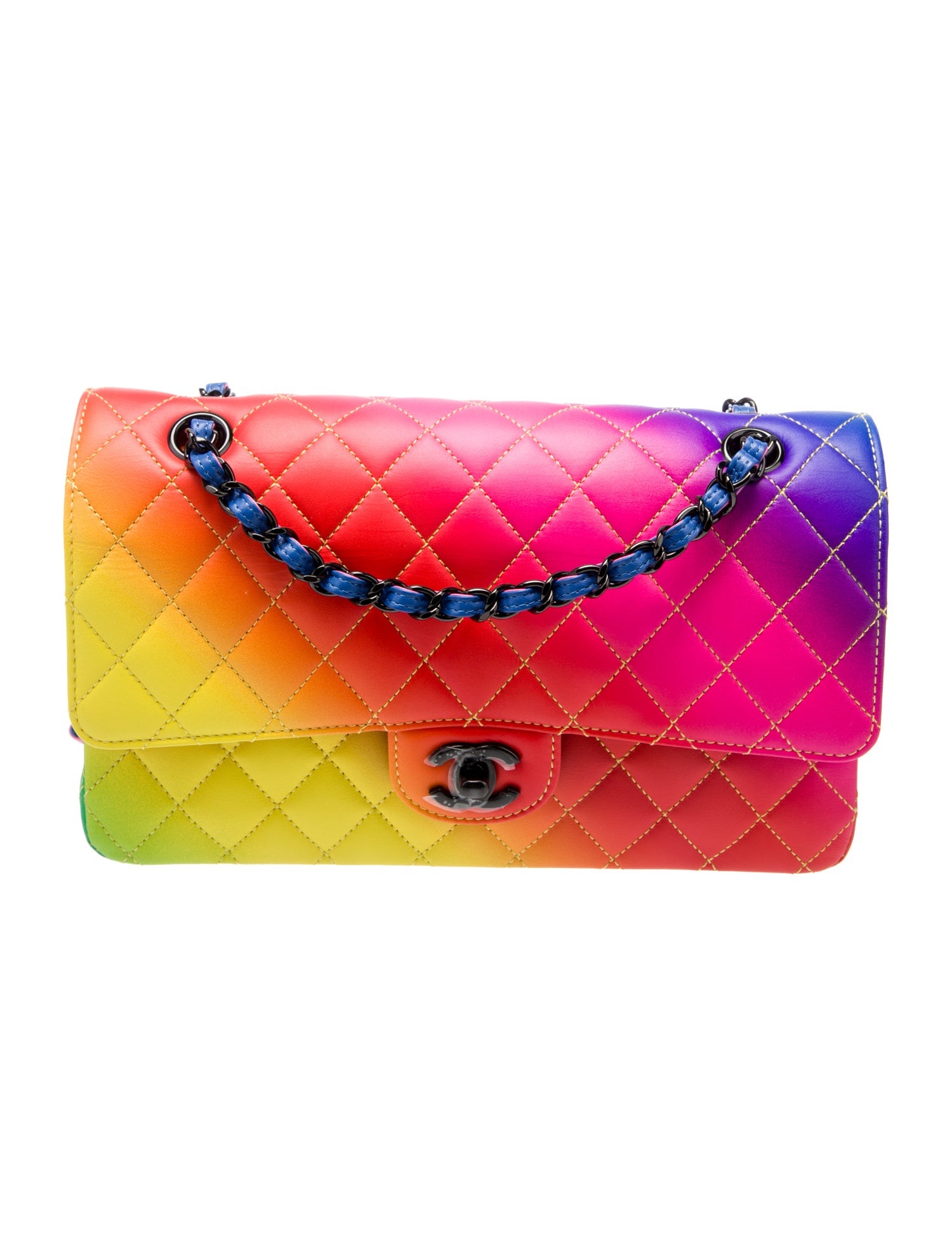 Chanel Medium Rainbow Classic Double Flap Bag