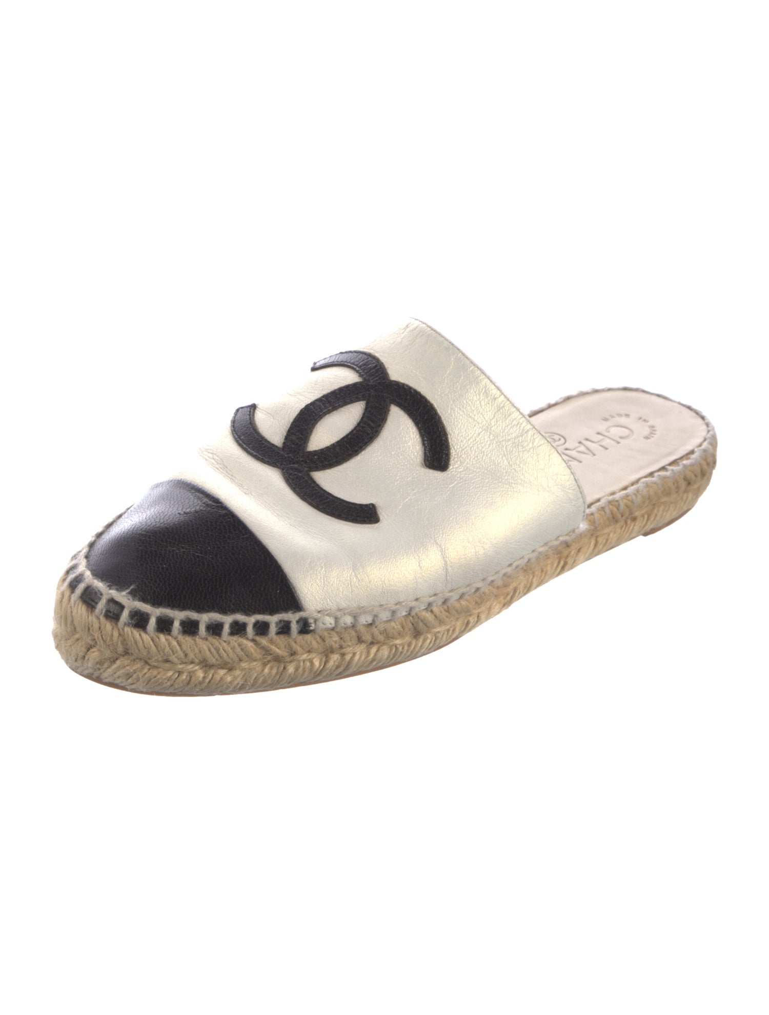 Chanel 2018 Interlocking CC Logo Espadrilles