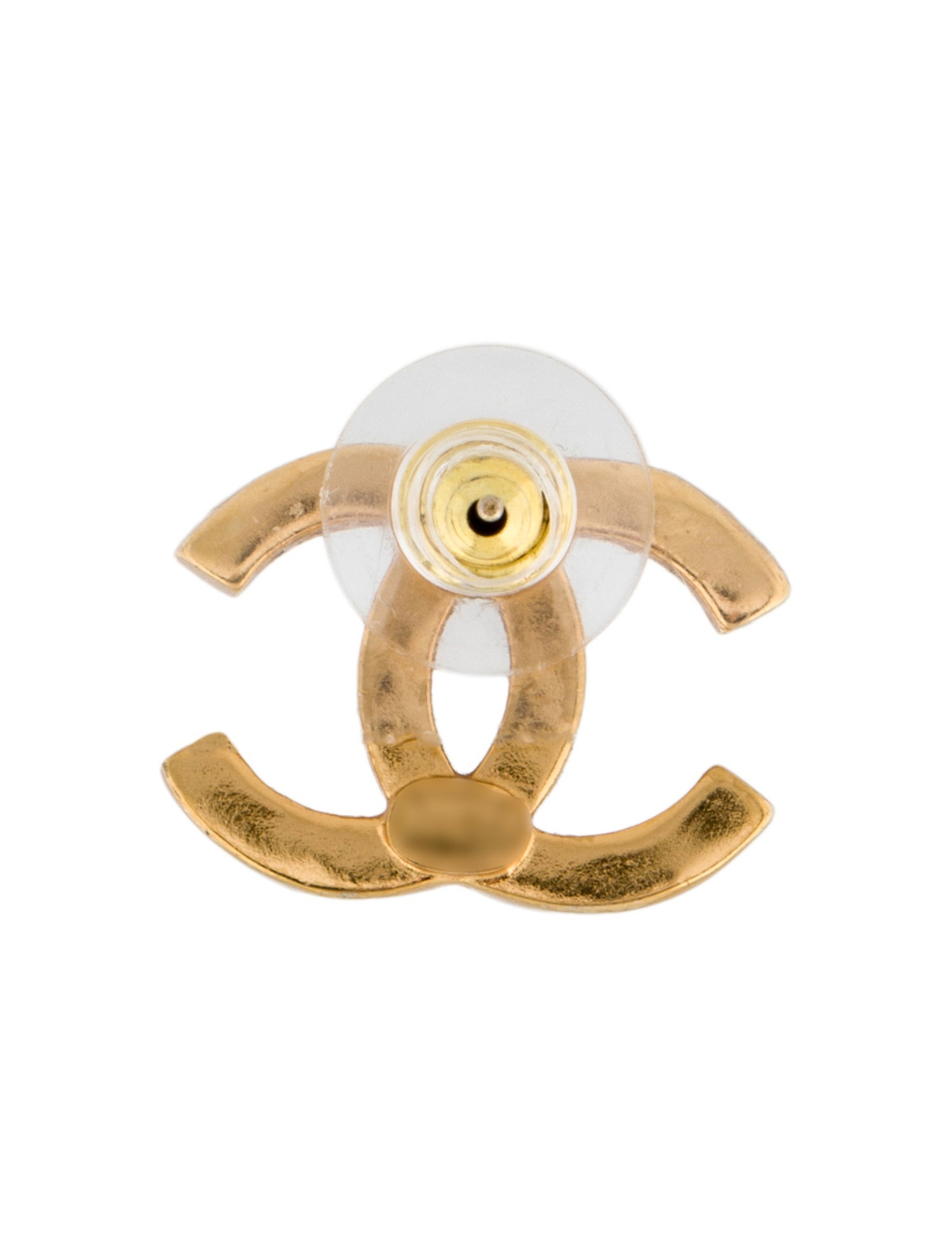 Chanel 2023 Enamel CC Single Stud Earring