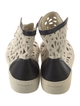 Chanel 2014 Interlocking CC Logo Sneakers