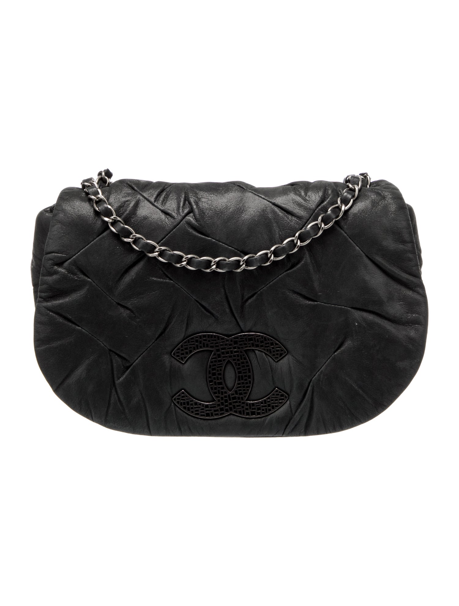 Chanel Nubuck Glint Flap Bag