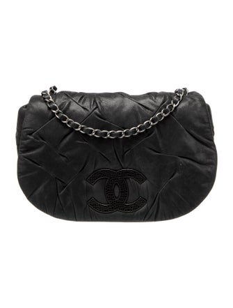 Chanel Nubuck Glint Flap Bag