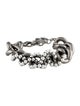 Chanel Faux Pearl CC Link Bracelet