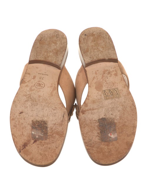 Chanel Suede Slides