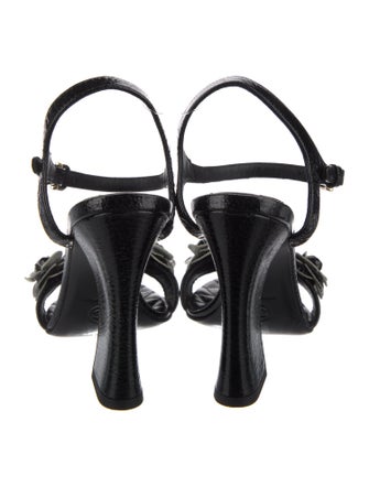 Chanel 2018 Interlocking CC Logo Sandals