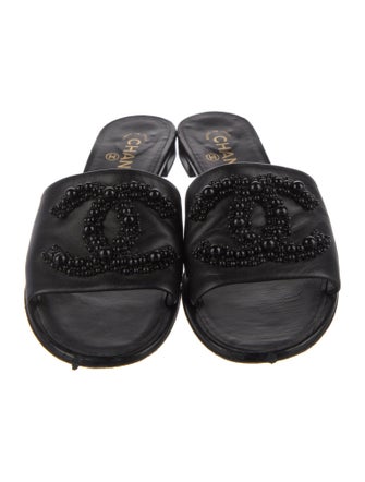 Chanel 2019 Interlocking CC Logo Slides