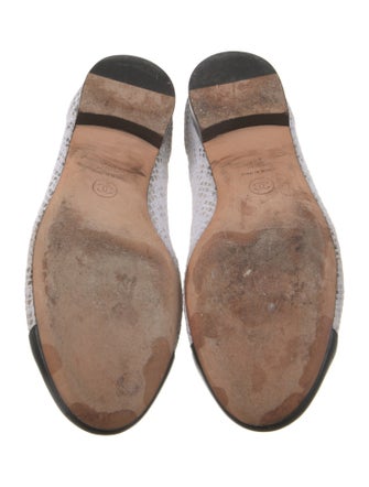 Chanel Interlocking CC Logo Lasercut Accents Ballet Flats
