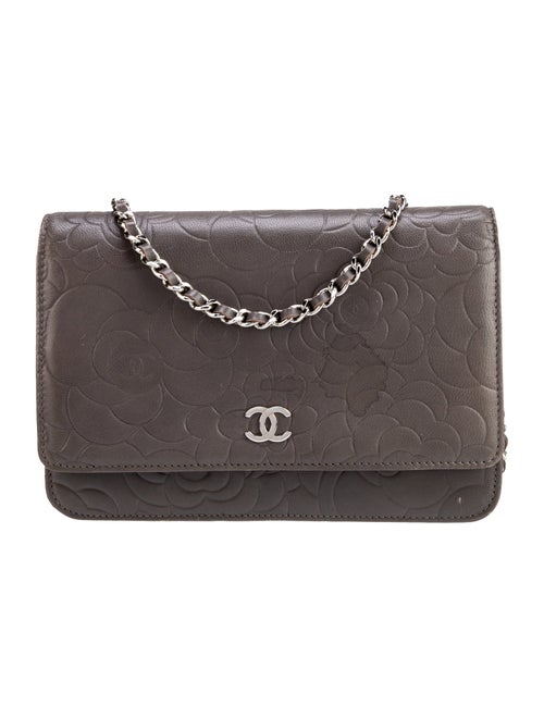 Chanel Camellia Wallet On Chain
