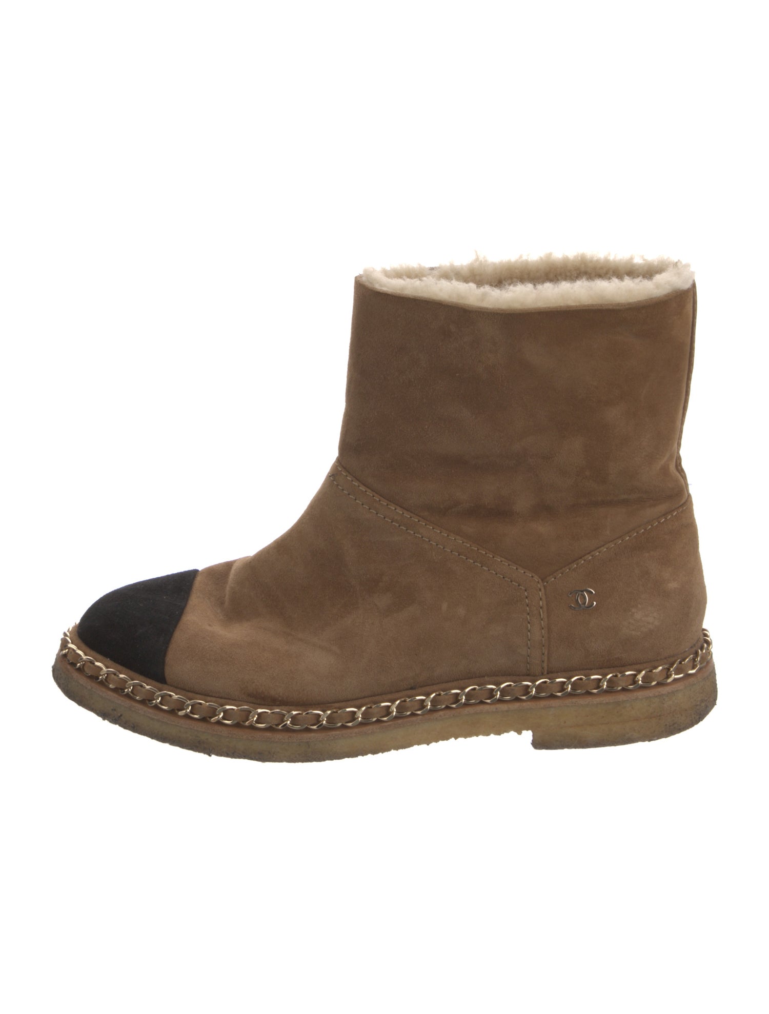 Chanel 2019 Interlocking CC Logo Boots