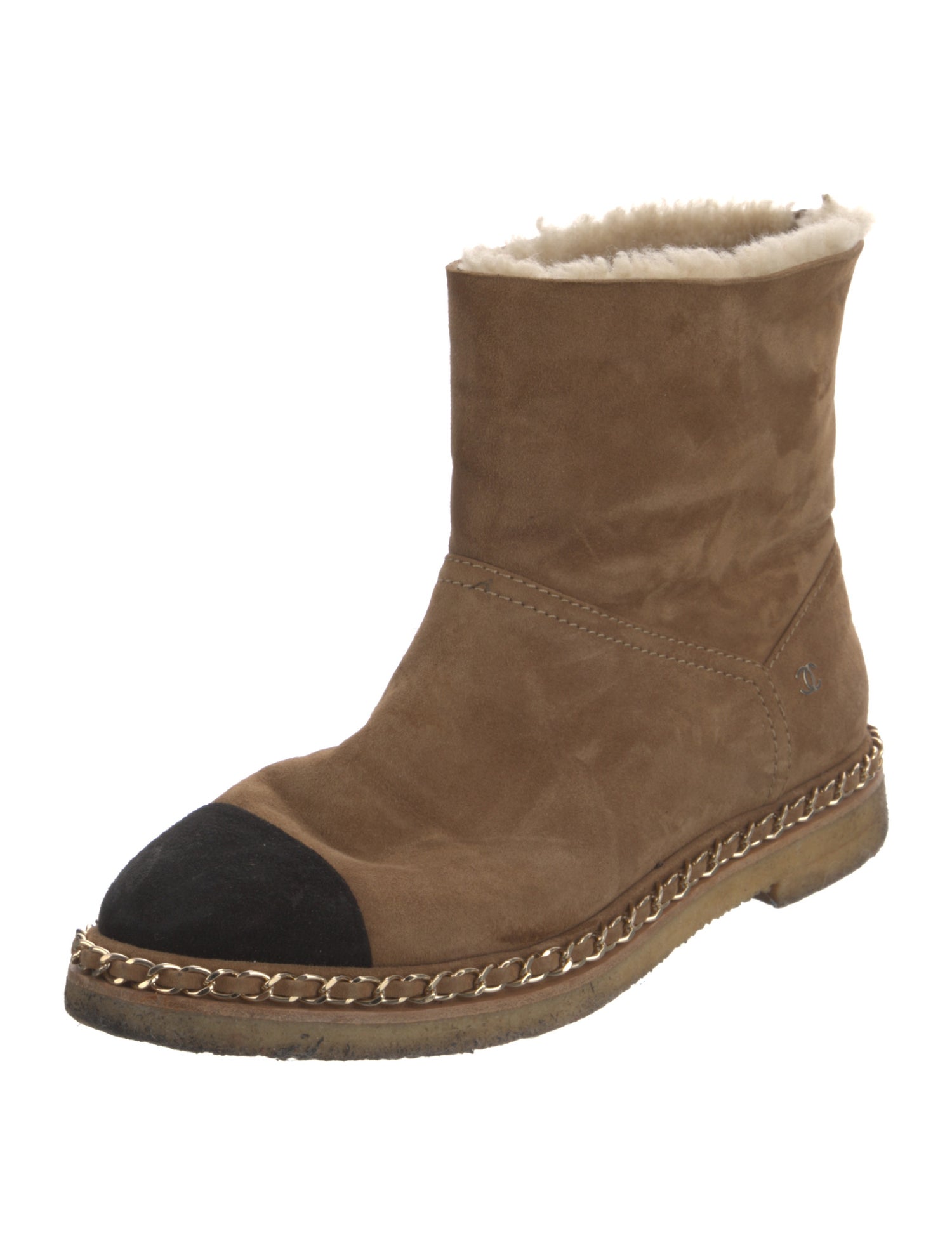 Chanel 2019 Interlocking CC Logo Boots