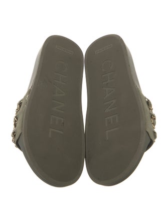 Chanel 2017 Interlocking CC Logo Slides
