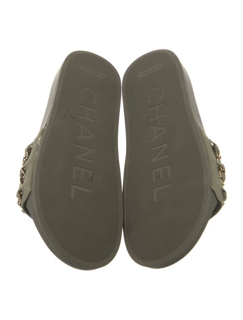 Chanel 2017 Interlocking CC Logo Slides