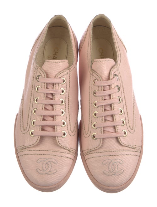 Chanel 2015 Interlocking CC Logo Sneakers