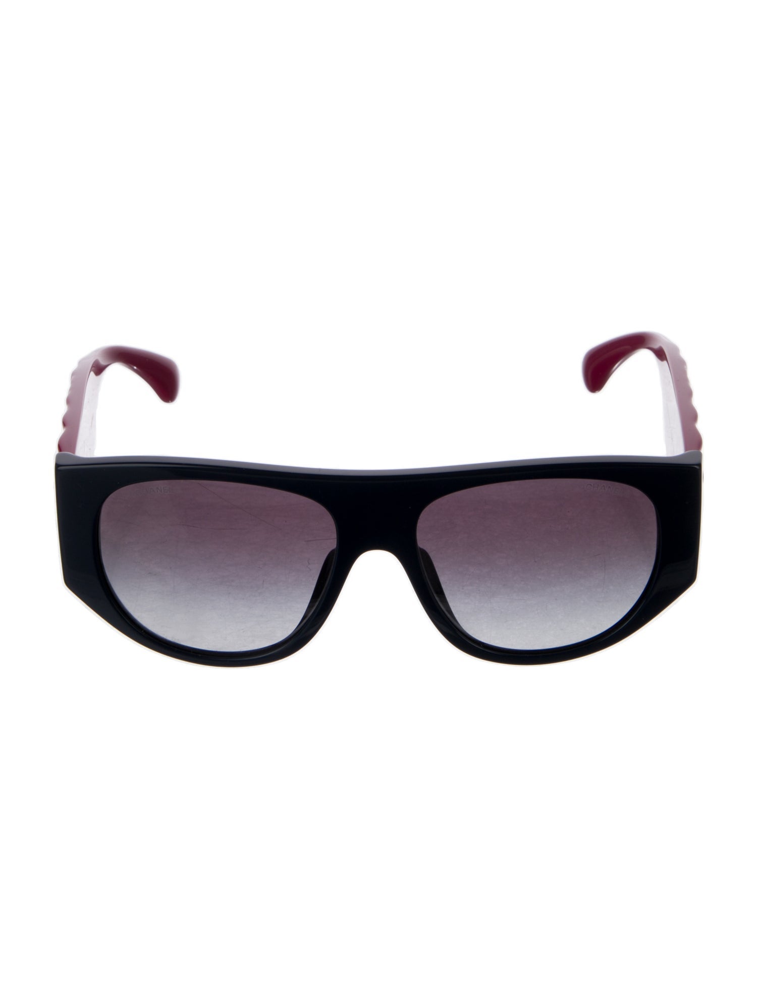 Chanel Interlocking CC Logo Shield Sunglasses