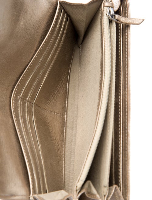 Chanel 2014-2015 Interlocking CC Logo Continental Wallet