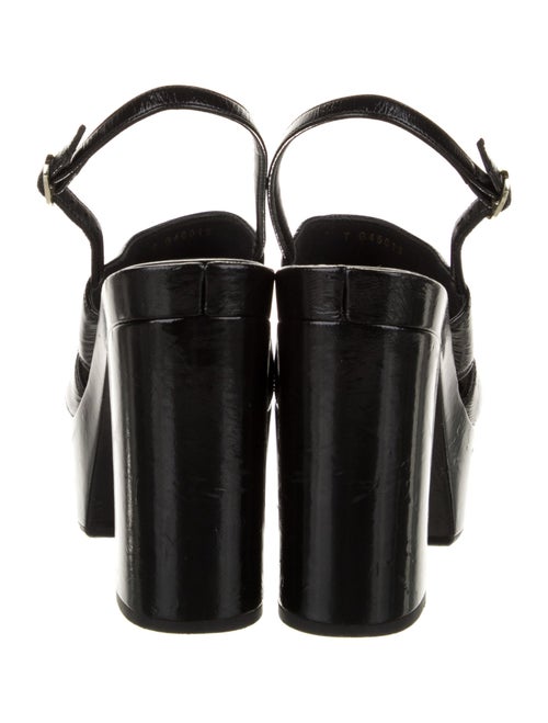 Chanel 2023 Interlocking CC Logo Slingback Sandals