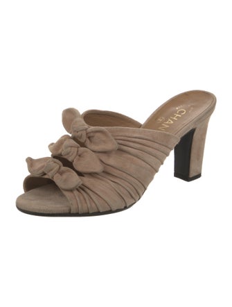 Chanel 2018 Interlocking CC Logo Mules