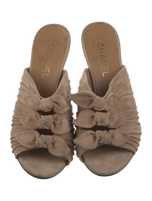 Chanel 2018 Interlocking CC Logo Mules