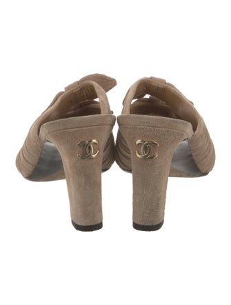 Chanel 2018 Interlocking CC Logo Mules