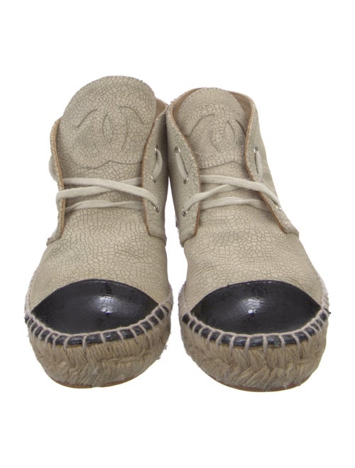 Chanel 2015 Interlocking CC Logo Espadrilles